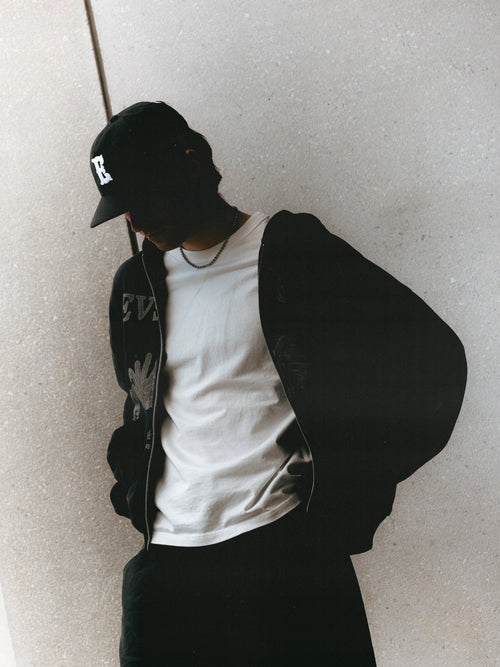 MONOGRAM CAP - BLACK